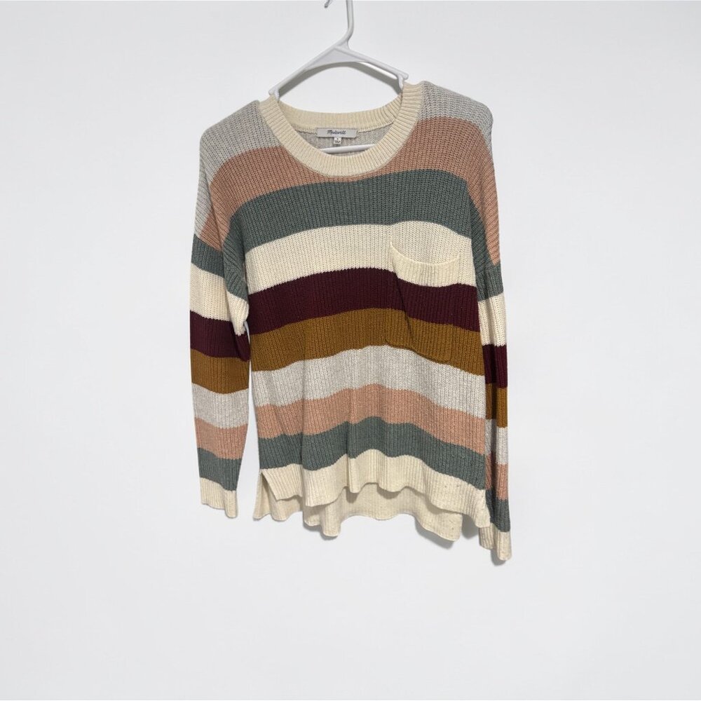 Madewell Striped Knit Sweater – Size S / Multicolor Pullover